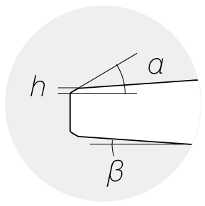 Catheter tip geometry design