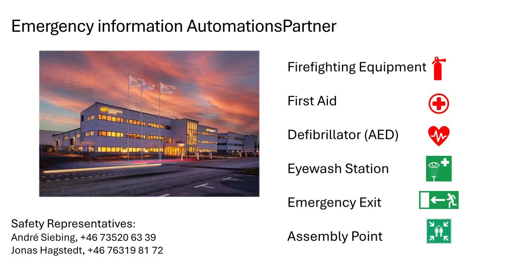 Bild 1 Emergency Information